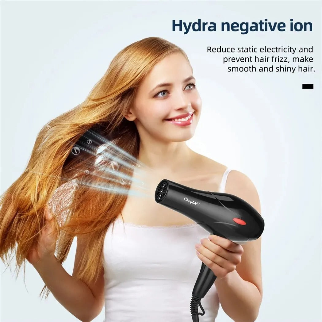 1600W Professional Ionic Hair Dryer with Styling Attachments