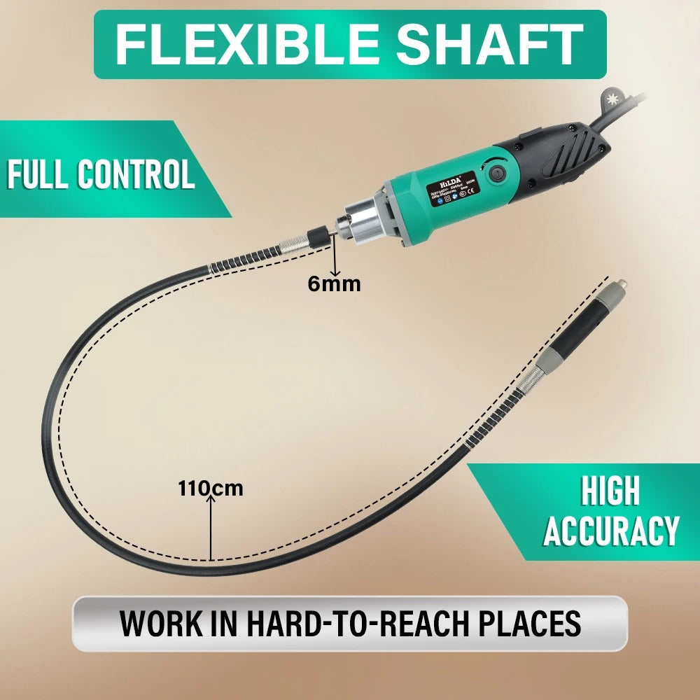 500W Electric Rotary Tool Set with Accessories