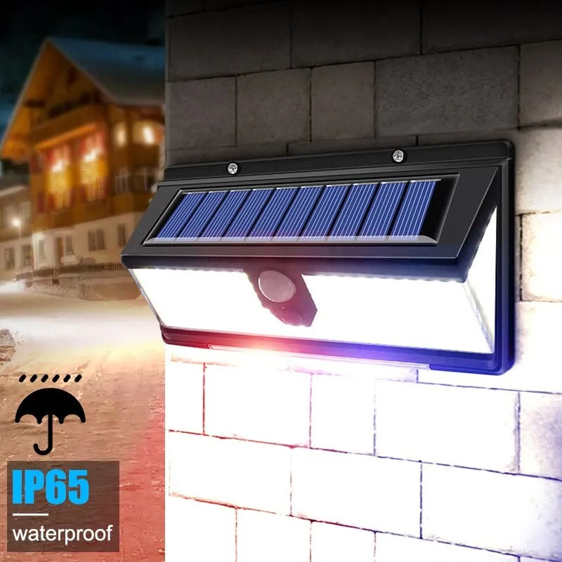 190 LED Solar Wall Light Outdoor Waterproof