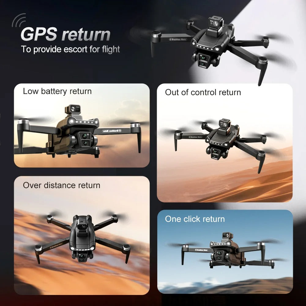 Dual Camera 1080P HD Foldable FPV Drone