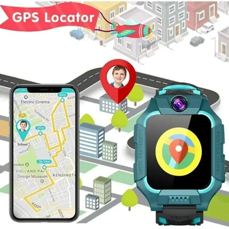 4G Kids Smart Watch GPS SOS Waterproof Phone