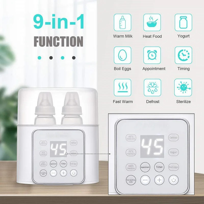 Multi-Function Baby Bottle Warmer – Fast Heating & Sterilizer