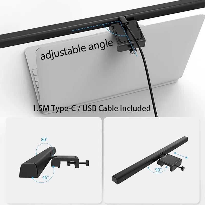 USB-Powered Eye-Care LED Monitor Light Bar