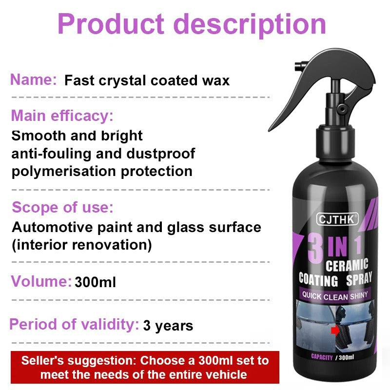 Car Ceramic Nano Coating – Hydrophobic Paint Protection Liquid