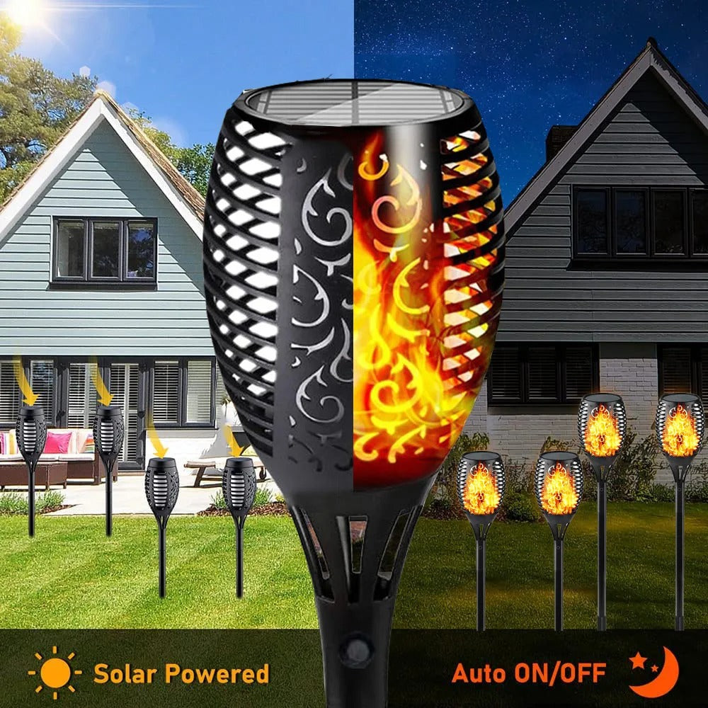 Solar Flame Torch Light