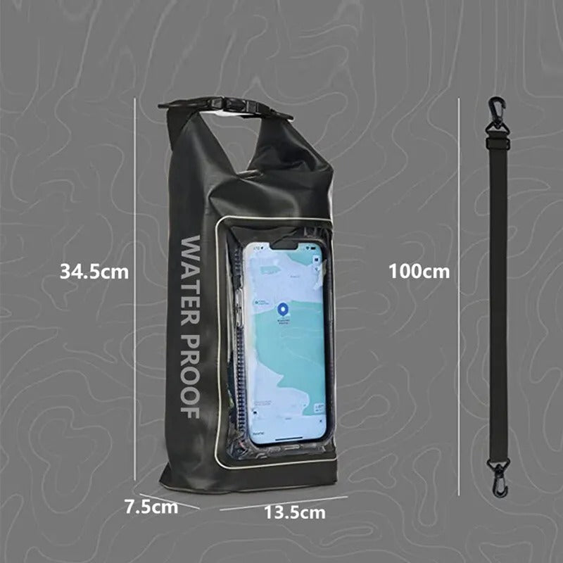 2L Dry Bag Swimming Pack – Waterproof Touch Screen Outdoor Storage Bag