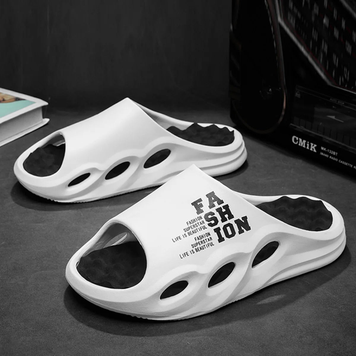 Men’s Non-Slip Massage Slippers Thick Sole Sandals