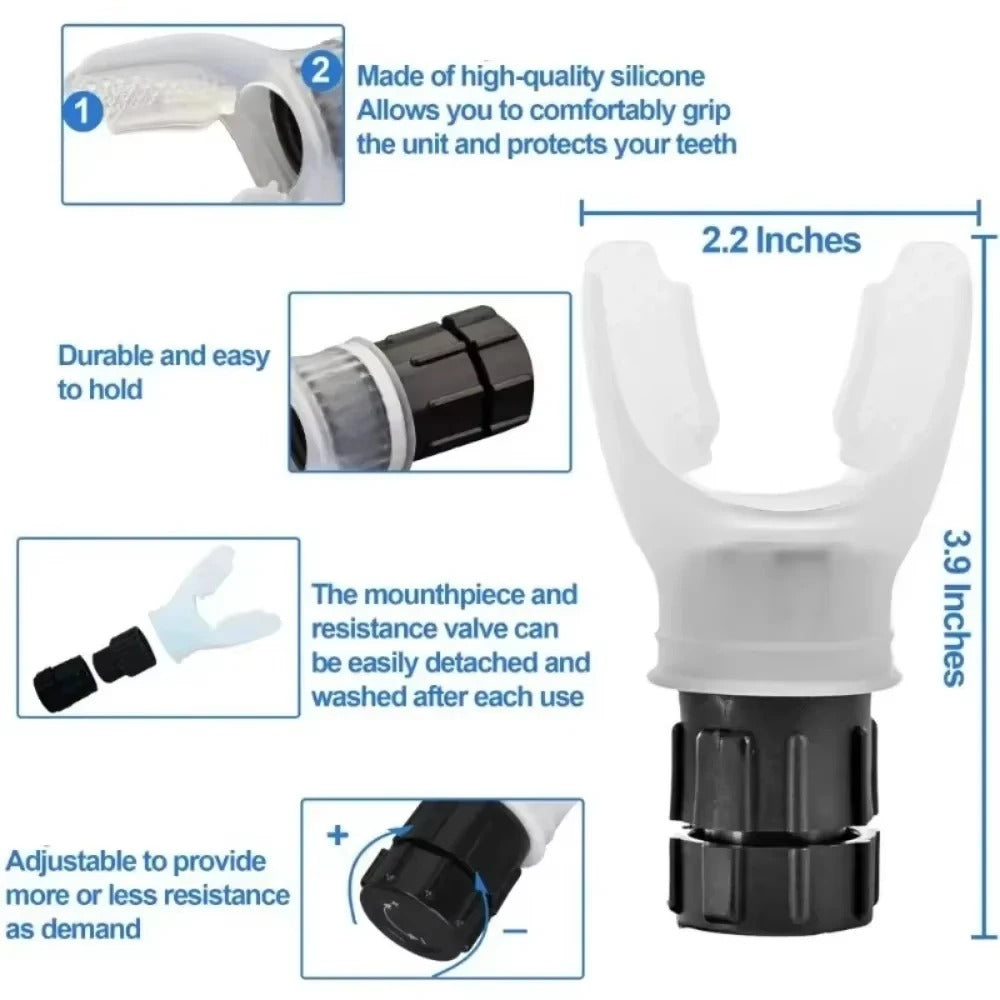 Breathing Exercise Device – Portable Lung Trainer for Better Endurance