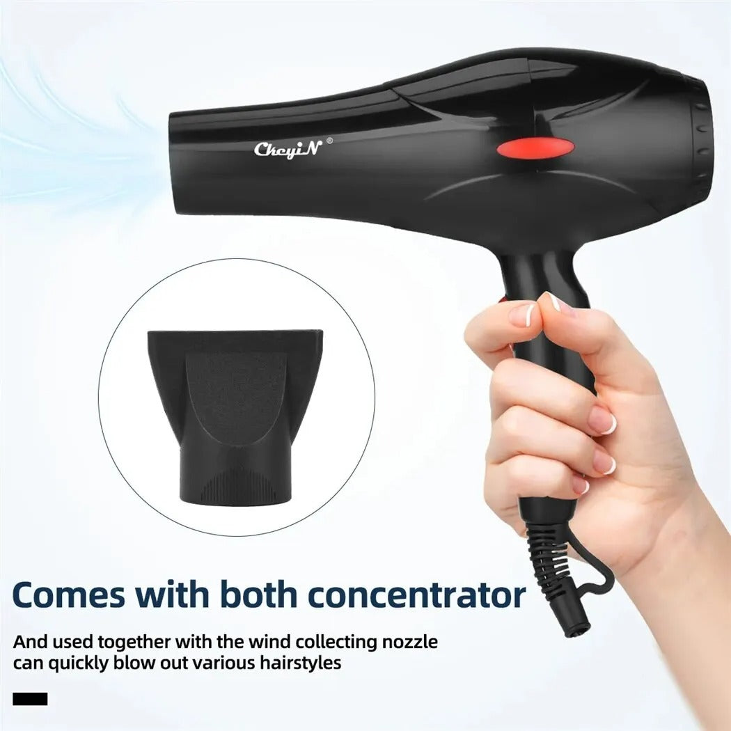 1600W Professional Ionic Hair Dryer with Styling Attachments