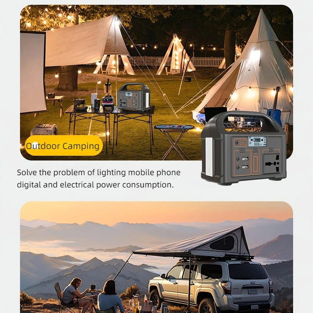 100W Portable Power Station – Solar Generator for Camping