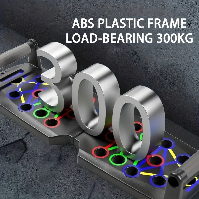 Portable Push-Up Board Set – Foldable Multifunctional Trainer