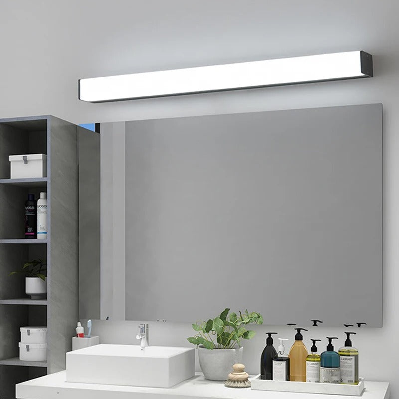 Linear Acrylic Mirror Wall Light