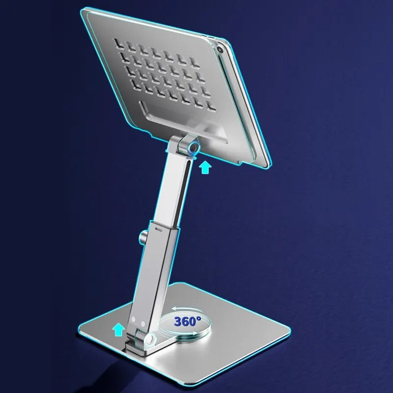 Aluminum Tablet Stand 360° Adjustable Rotating Holder