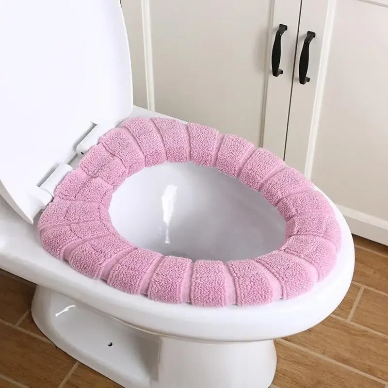 Soft Washable Toilet Seat Cover – Warm Acrylic Mat
