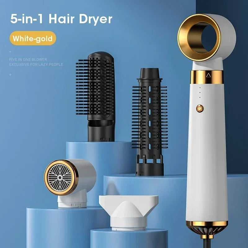5-in-1 Hot Air Hair Dryer and Styling Brush
