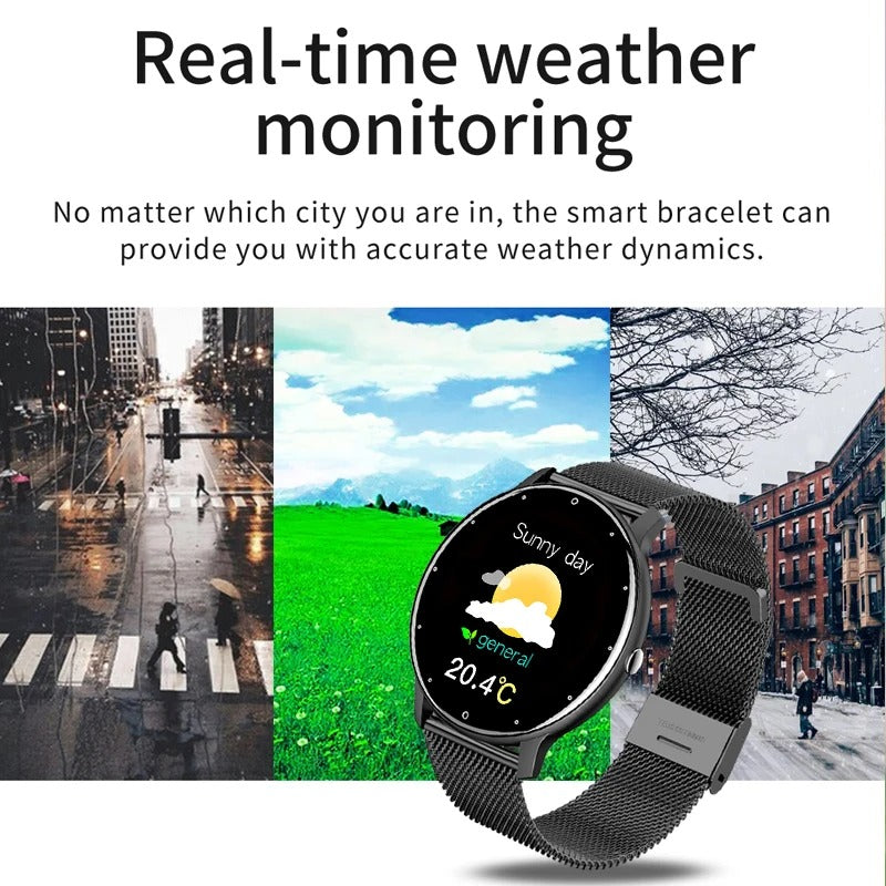 Ladies Smart Watch Full Touch Fitness Sports Tracker