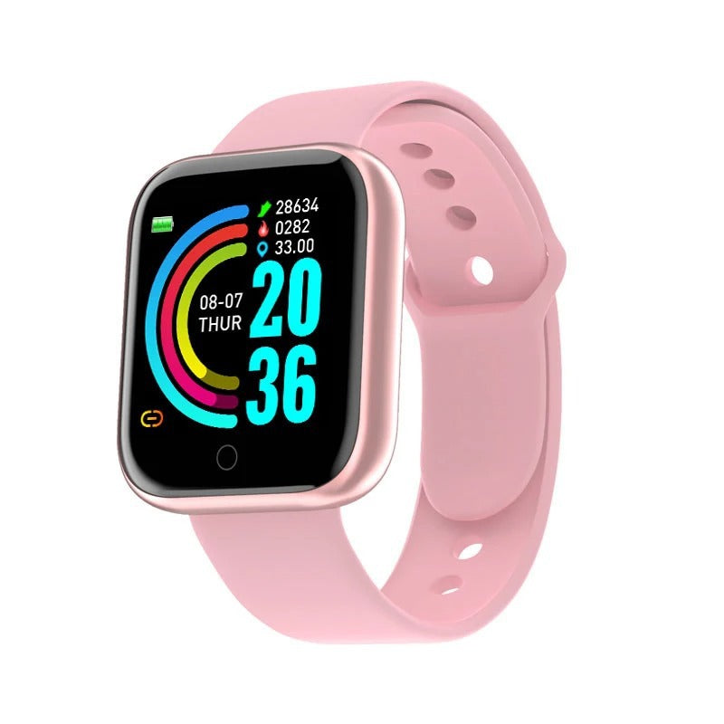 Bluetooth Fitness Tracker Smartwatch – Heart Rate & Sleep Monitor