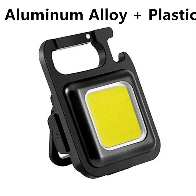 Mini LED Keychain Flashlight – USB Rechargeable Camping Light
