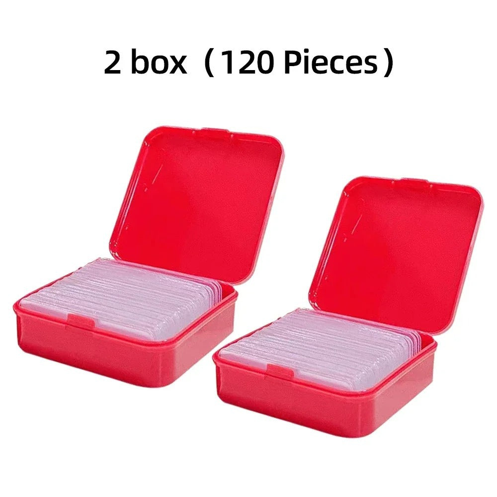 Reusable Transparent Double-Sided Waterproof Adhesive Tape [120 pcs ]