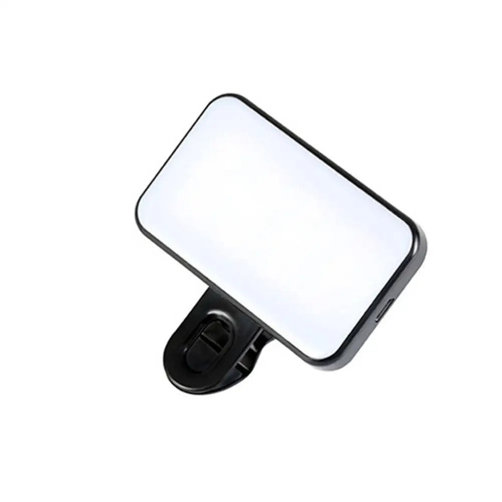 Portable Rechargeable Selfie Ring Light with Adjustable Brightness