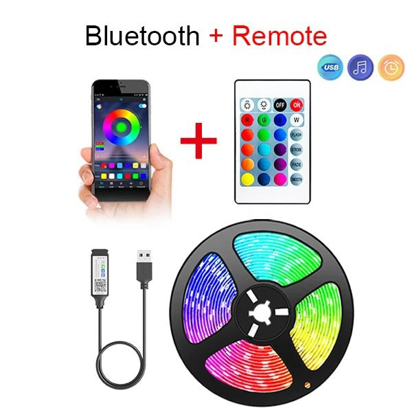 5V USB RGB LED Strip Light
