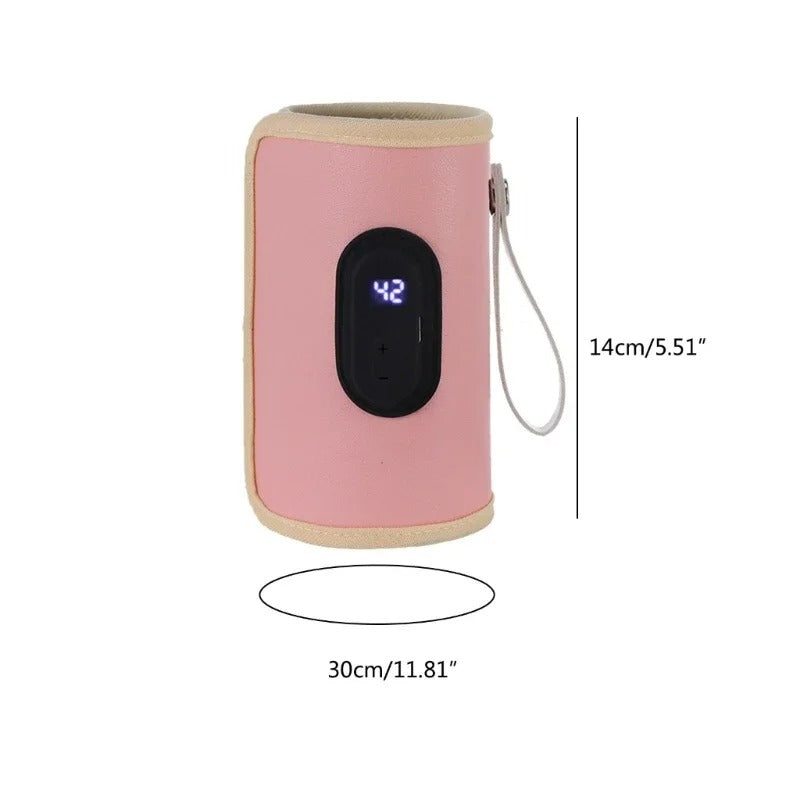 Portable Baby Bottle Warmer – USB Travel Milk Heater for On-the-Go Feeding