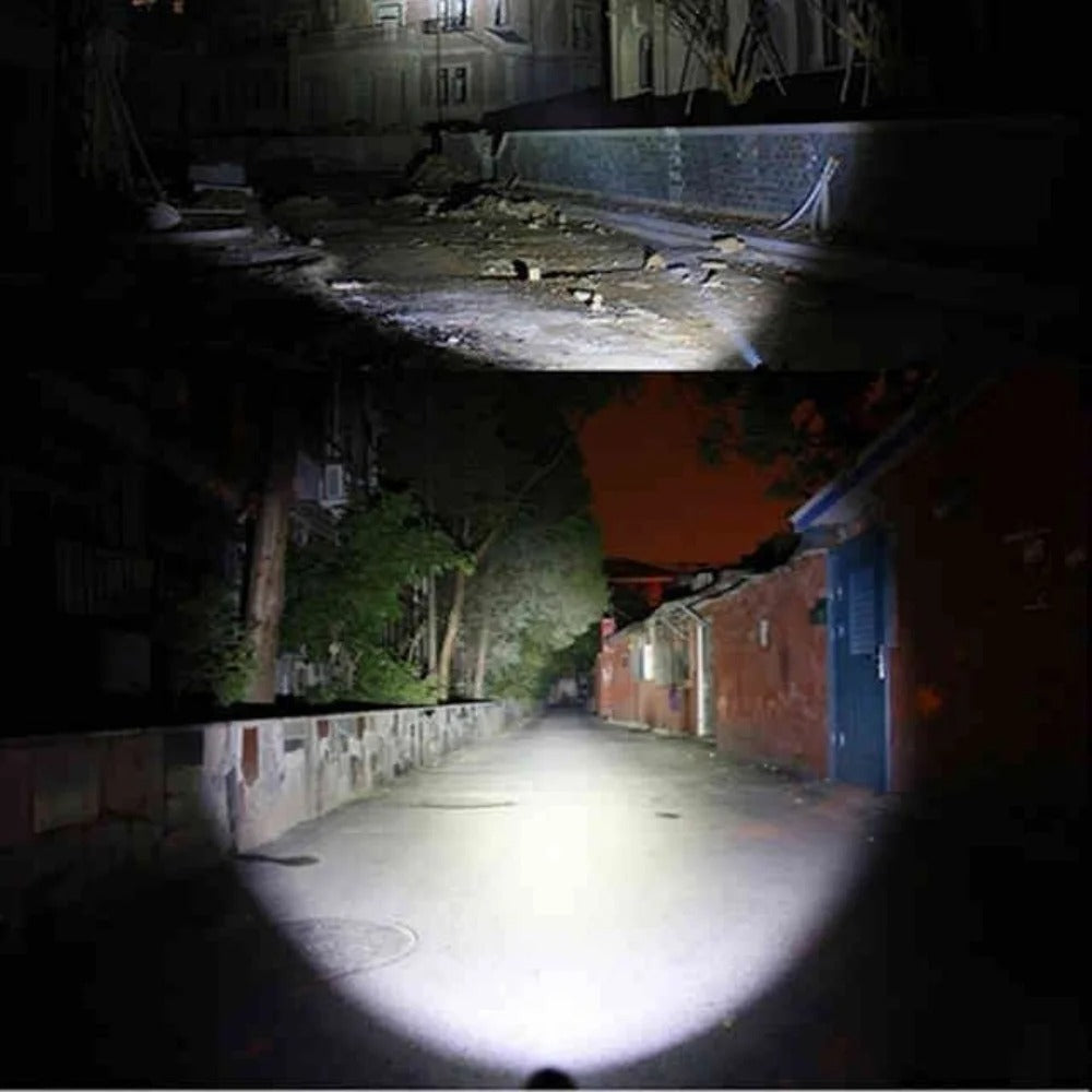 Portable USB Rechargeable Zoomable LED Flashlight – Mini Torch