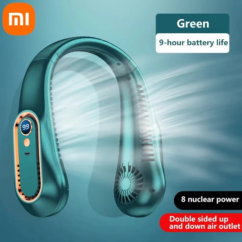8000mAh USB Hanging Neck Fan