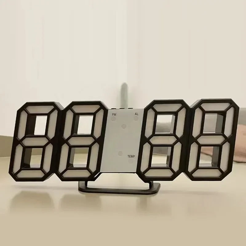 3D Led Digital Alarm Clock with Temperature