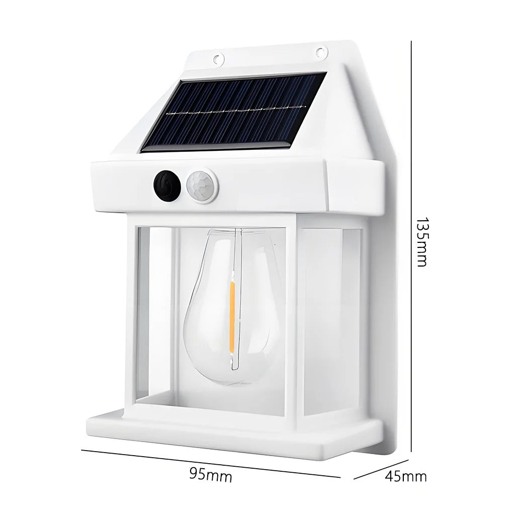Solar Sensor Wall Lantern