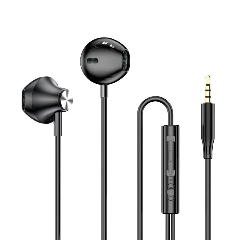 9D Stereo Gaming Headset Wired Earphones – HiFi Bass, Type-C & 3.5mm