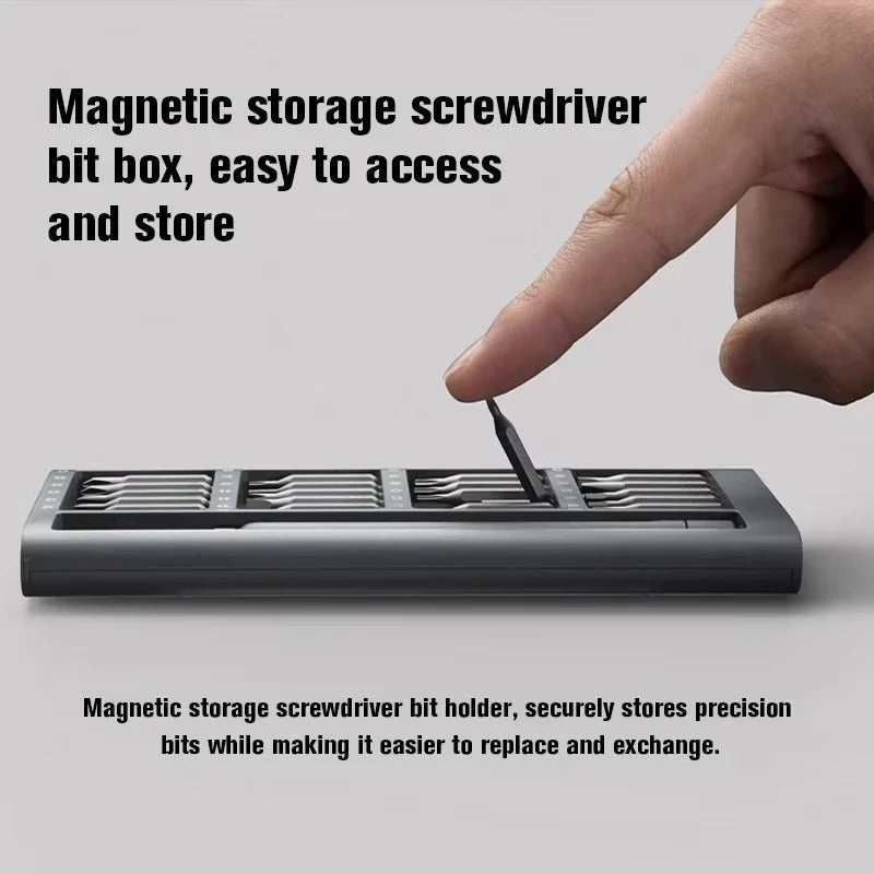 24-in-1 Magnetic Precision Screwdriver Set with Case