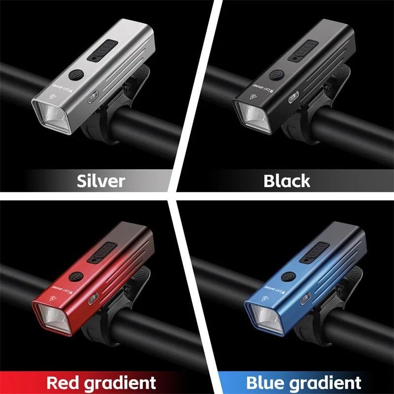 USB Rechargeable Bike Light Set – Front Headlight & Rear Warning Light