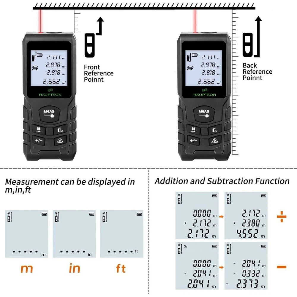 100M Digital Laser Rangefinder – Precision Distance Measuring Device