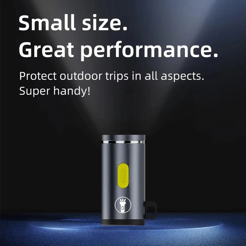Mini USB-C Rechargeable LED Flashlight – High Brightness Portable Torch