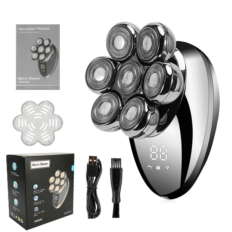 7D Floating Electric Shaver – Men’s Rechargeable Groomer