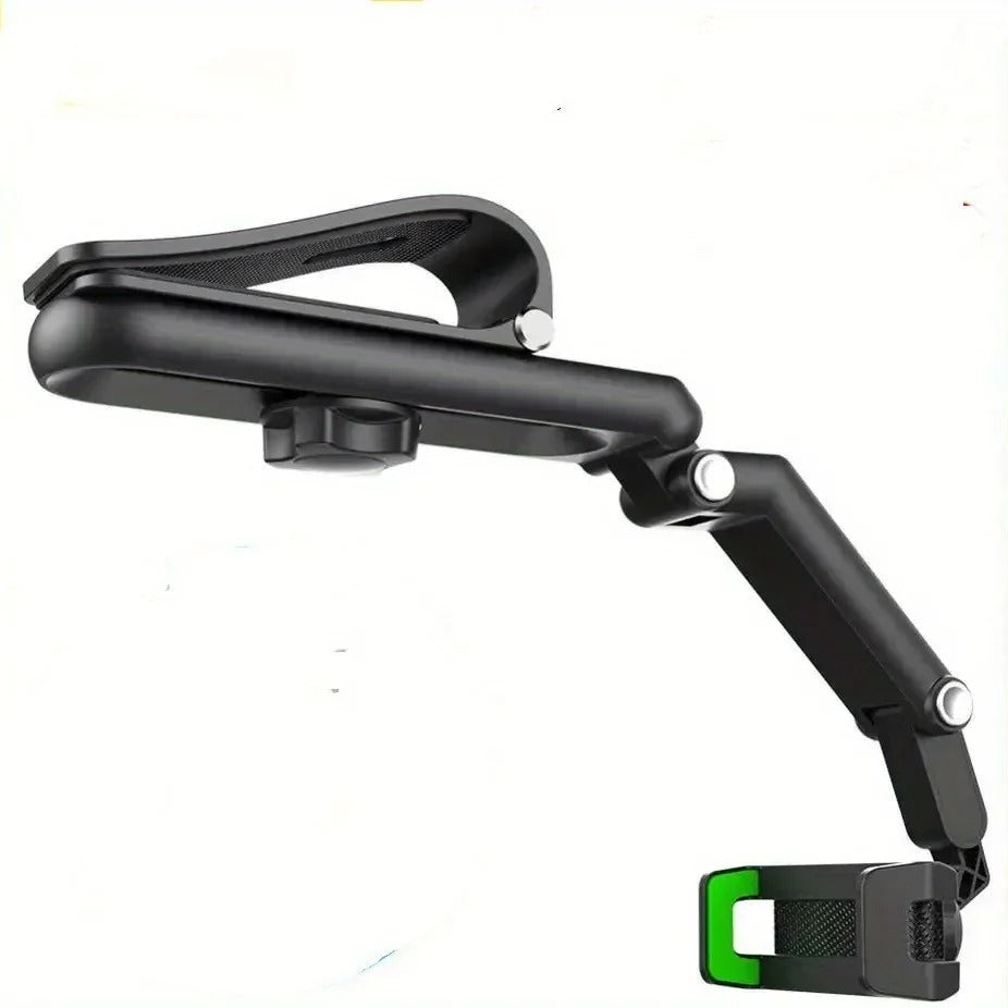 360° Rotating Rearview Mirror Car Phone Holder
