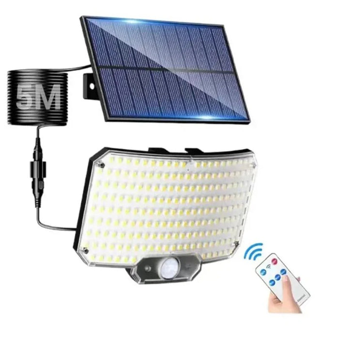 Split Solar Motion Flood Light