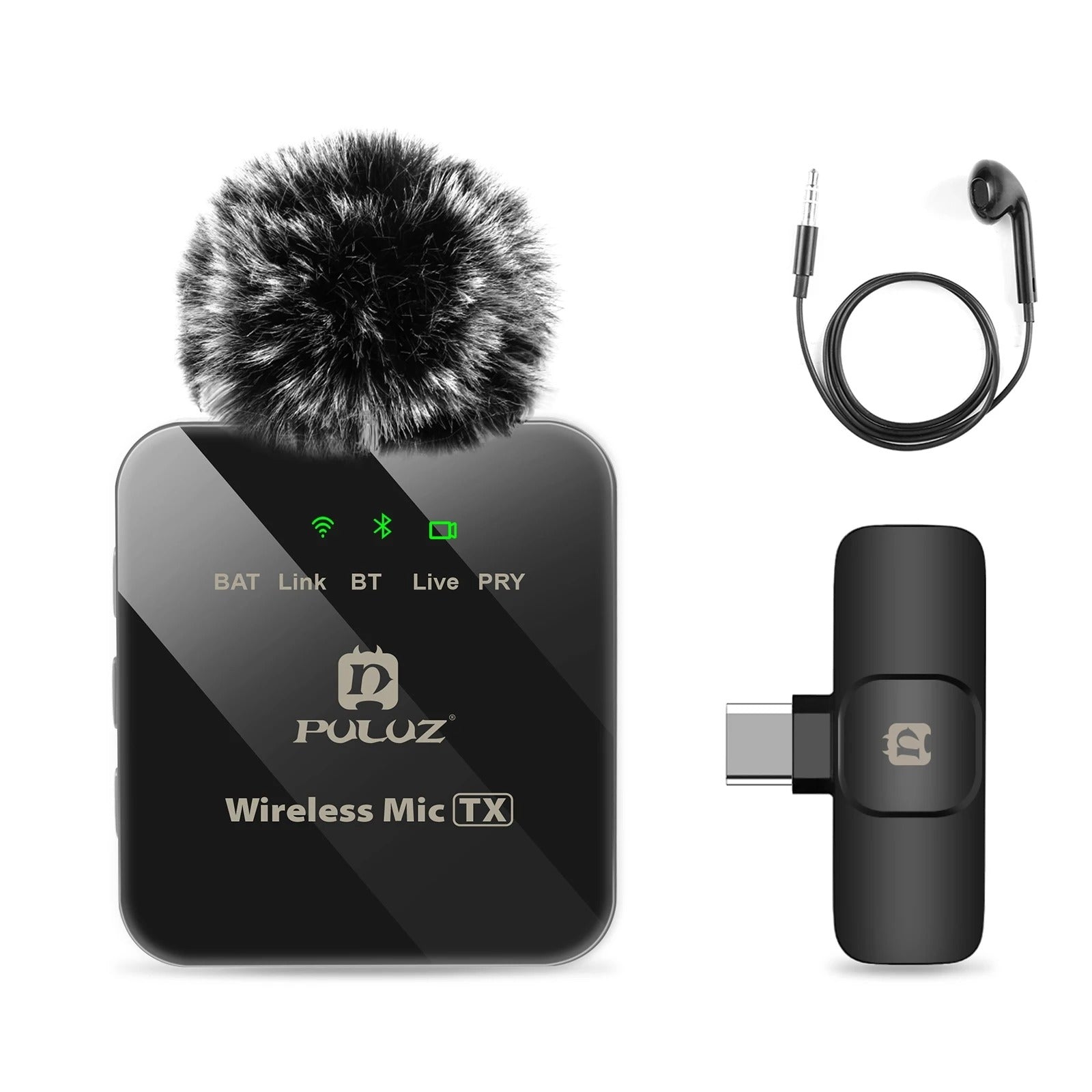 Wireless Lavalier Microphone with Noise Reduction for Smartphones