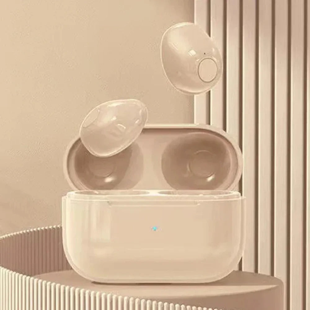 Mini Bluetooth Wireless Earbuds – Invisible In-Ear Earphones with Noise Reduction