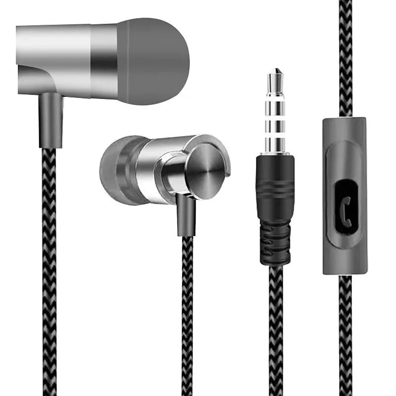 Hi-Fi Wired In-Ear Earphones – Noise Cancelling, Ergonomic 3.5mm Headphones