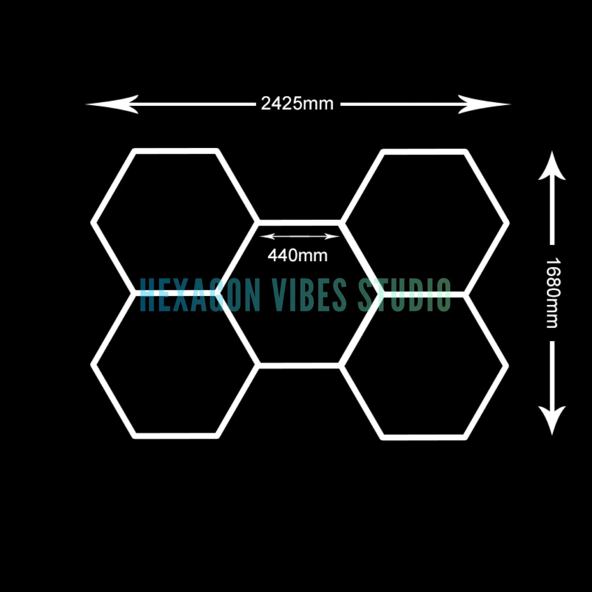 Hexagon LED Ceiling Light