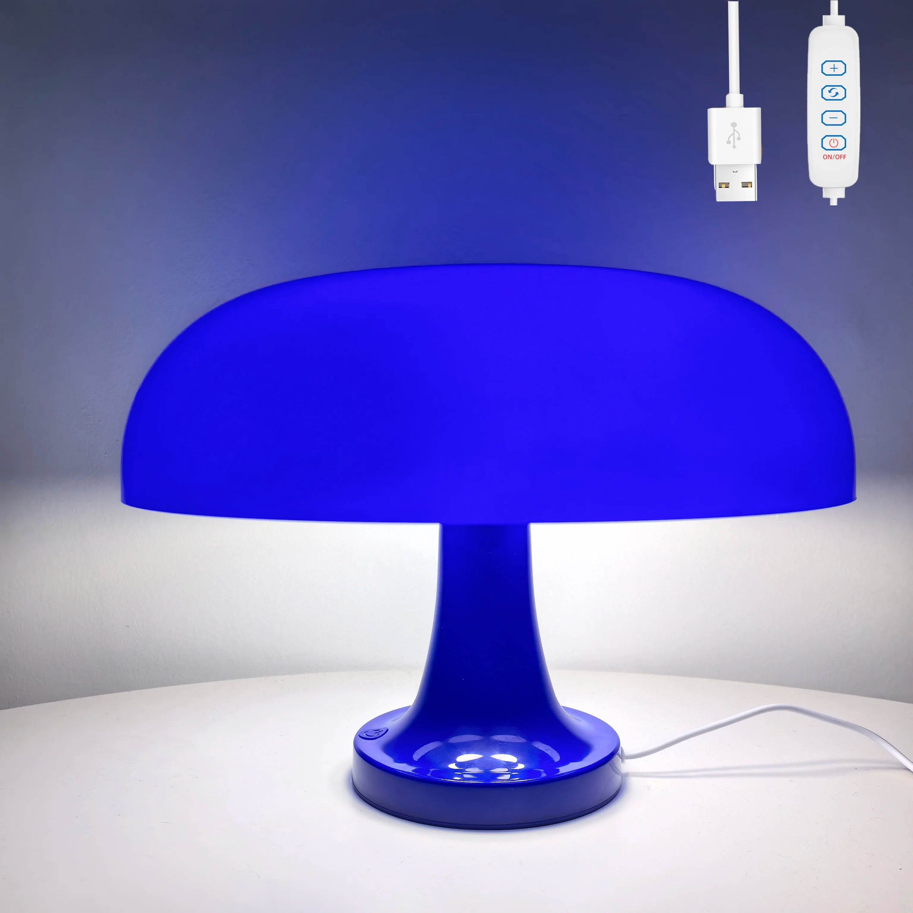 Classic Mushroom Table Lamp with Bauhaus Design