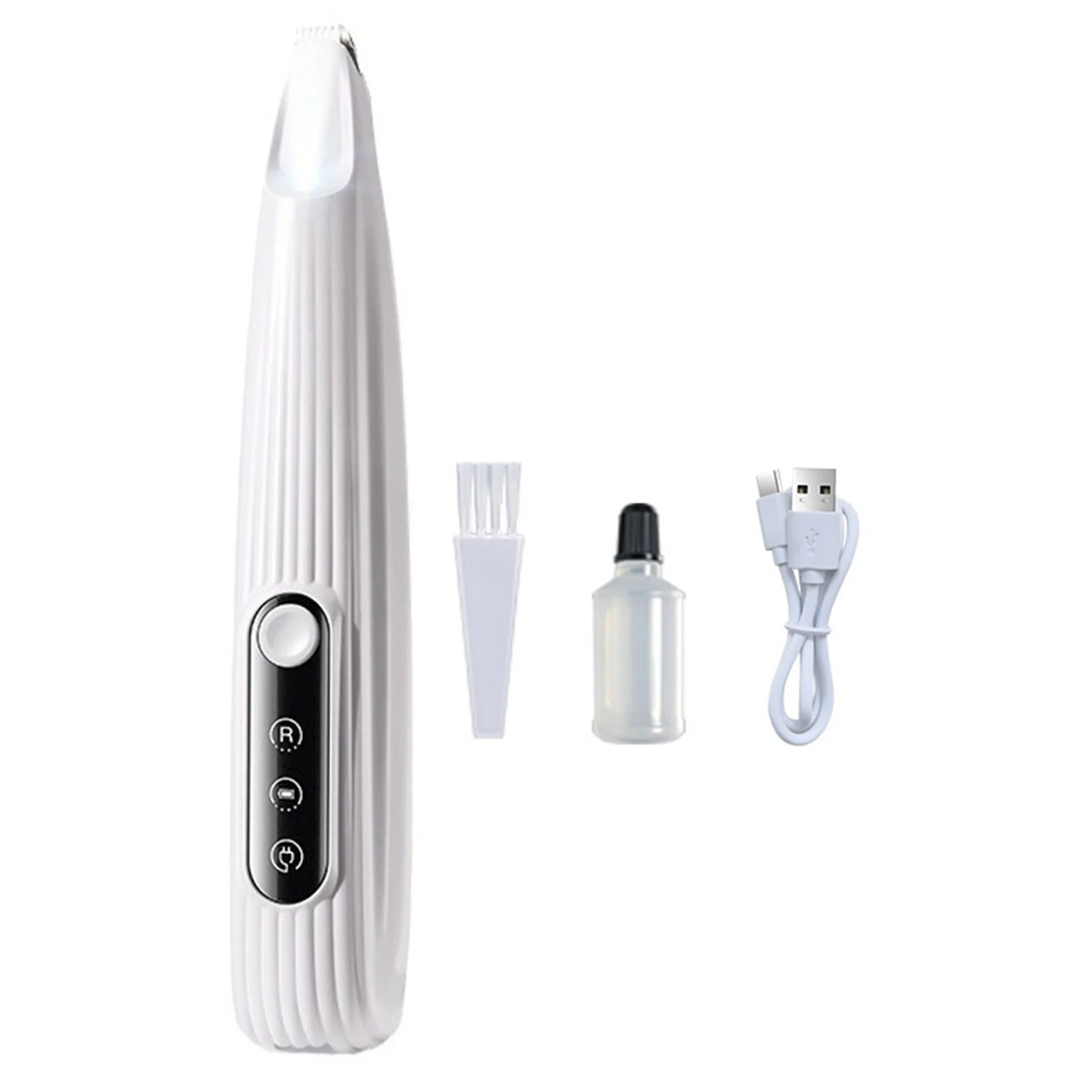 LED Pet Paw Trimmer with Rechargeable Cordless Nail Grinder
