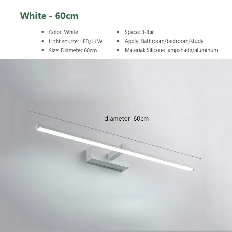 Modern Aluminium Mirror Wall Light