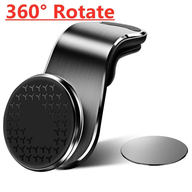 Magnetic Car Phone Holder – 360° Air Vent Mount for All Smartphones