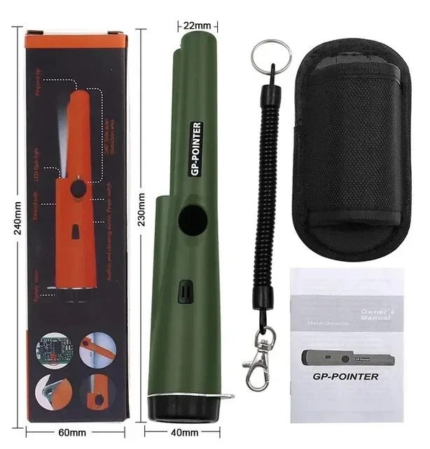 Pointer Handheld Metal Detector – Waterproof Pinpoint Finder