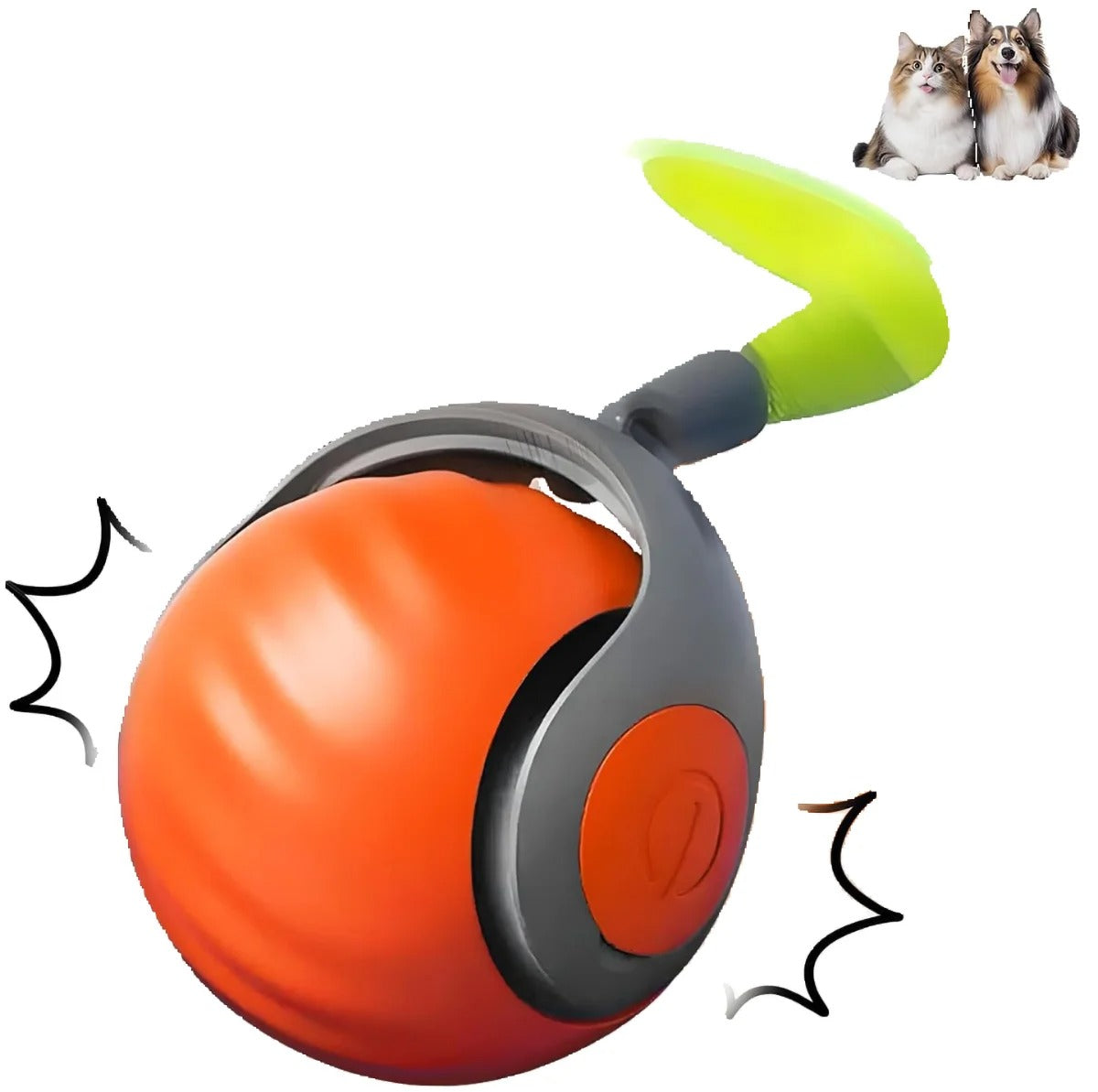 Smart Interactive Pet Toy Ball – Automatic Motion Ball for Cats & Dogs