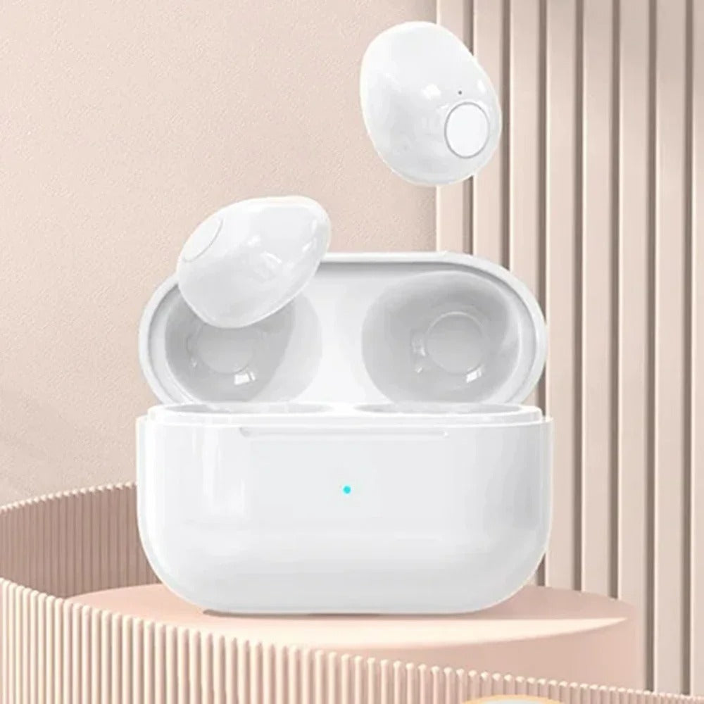 Mini Bluetooth Wireless Earbuds – Invisible In-Ear Earphones with Noise Reduction