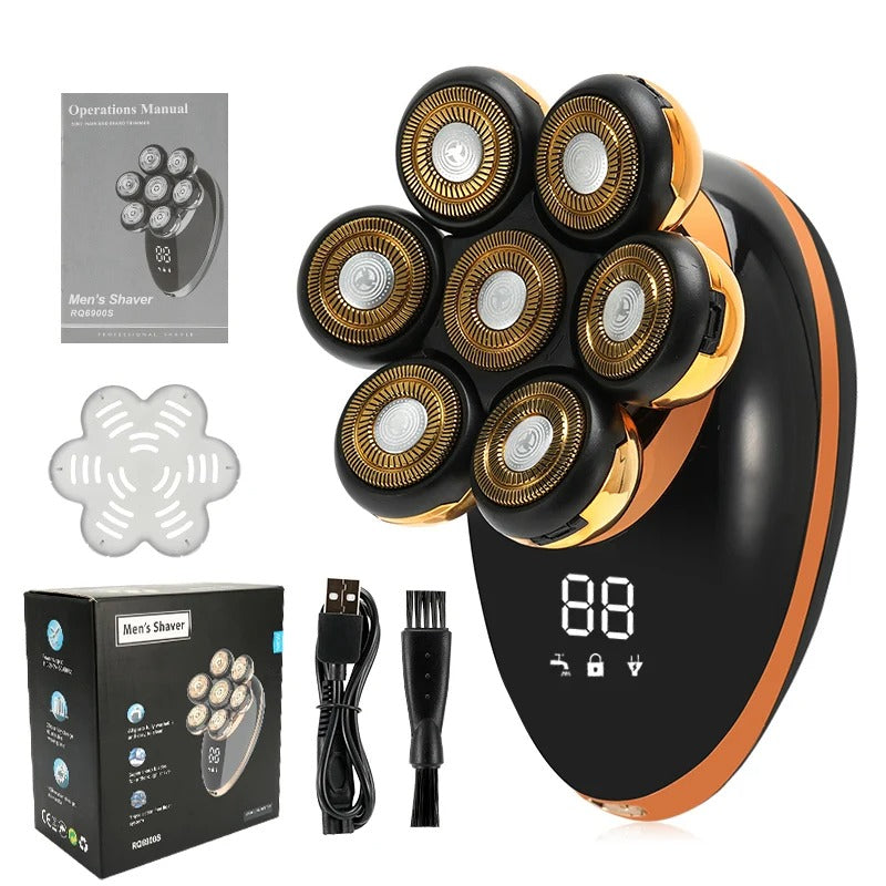 7D Floating Electric Shaver – Men’s Rechargeable Groomer